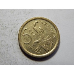 Španělsko 5 Pesetas 1994 XF č05616 