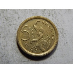 Španělsko 5 Pesetas 1994 XF č05767 