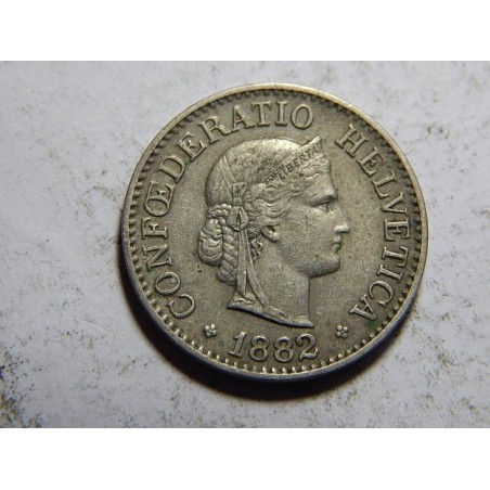 Švýcarsko 10 Rappen 1882 B XF č05907 
