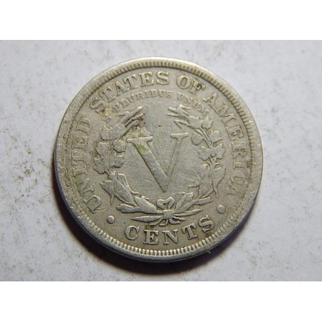 USA 5 Cents 1898 VF č05877 