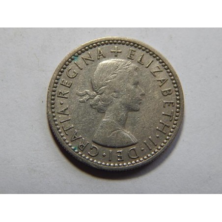 Anglie 6 Pence 1958 XF č30131