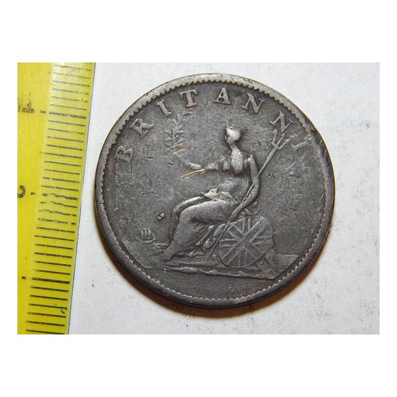 Anglie ½ Penny 1806 VF č31998 Anglie ½ Penny 1806 VF č31998