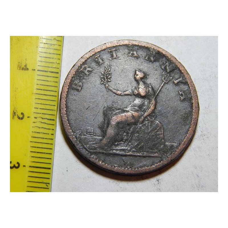 Anglie ½ Penny 1807 VF č31999 Anglie ½ Penny 1807 VF č31999
