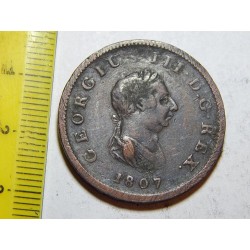 Anglie ½ Penny 1807 VF č31999