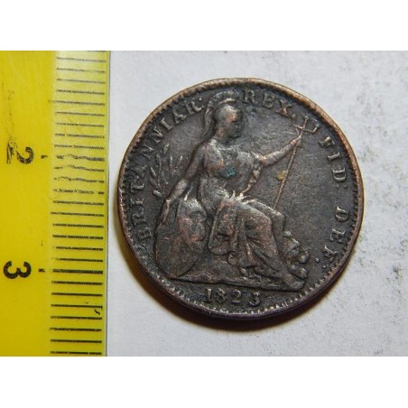 Anglie 1 Farthing 1823 F-VF č32011