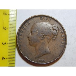 Anglie 1 Penny 1855 VF č32023