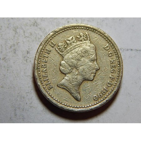 Anglie 1 Pound 1990 VF č32065