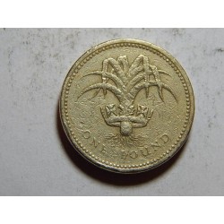 Anglie 1 Pound 1990 VF č32065