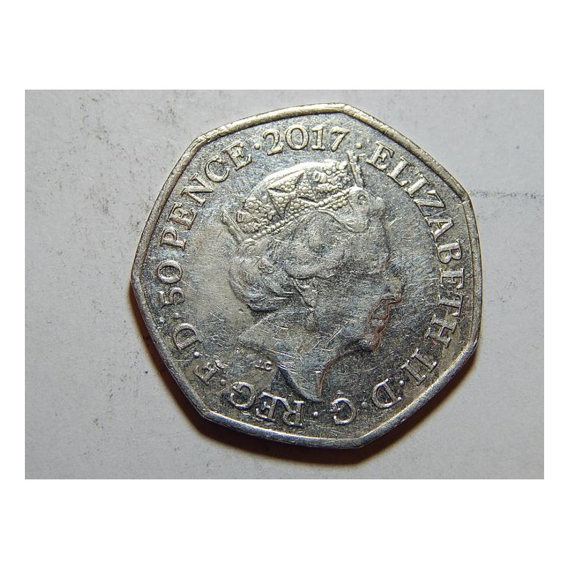 Anglie 50 Pence 2017 The Tale of Peter Rabbit XF-UNC č31954 Anglie 50 Pence 2017 The Tale of Peter Rabbit XF-UNC č31954