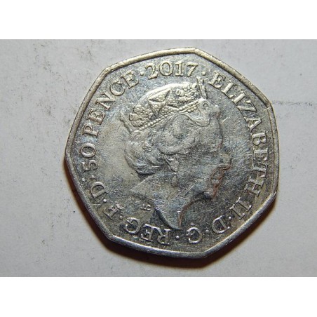 Anglie 50 Pence 2017 The Tale of Peter Rabbit XF-UNC č31954