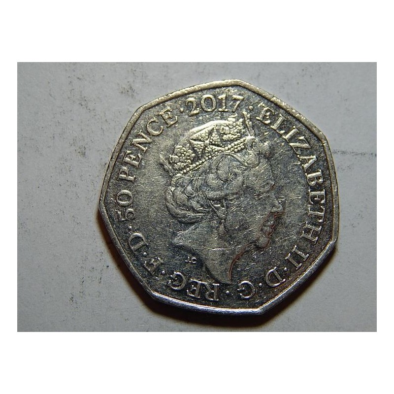 Anglie 50 Pence 2017 The Tale of Peter Rabbit XF-UNC č31985 Anglie 50 Pence 2017 The Tale of Peter Rabbit XF-UNC č31985