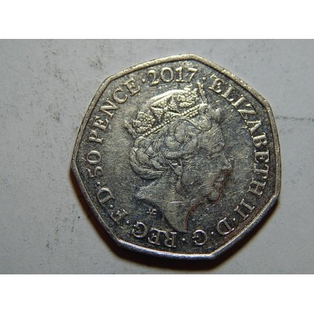 Anglie 50 Pence 2017 The Tale of Peter Rabbit XF-UNC č31985