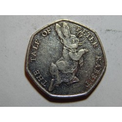 Anglie 50 Pence 2017 The Tale of Peter Rabbit XF-UNC č31985