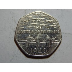 Anglie 50 Pence 2015 The Battle of Britain XF-UNC č31988