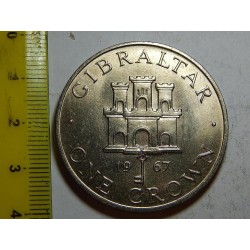 Gibraltar 1 Crown 1967 UNC č36033