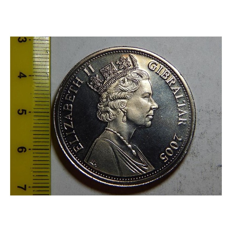 Gibraltar 1 Crown 2005 PROOF č36055 Gibraltar 1 Crown 2005 PROOF č36055