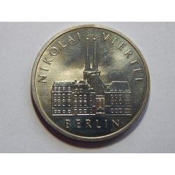 Německo DDR 5 Mark 1987 A Nikolai Viertel UNC č32095