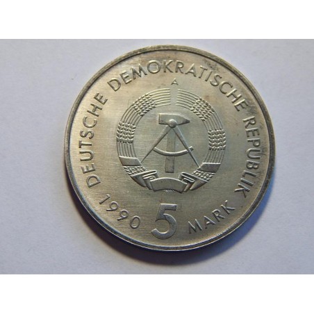 Německo DDR 5 Mark 1990 A 500 Jahre Postwesen UNC č32085