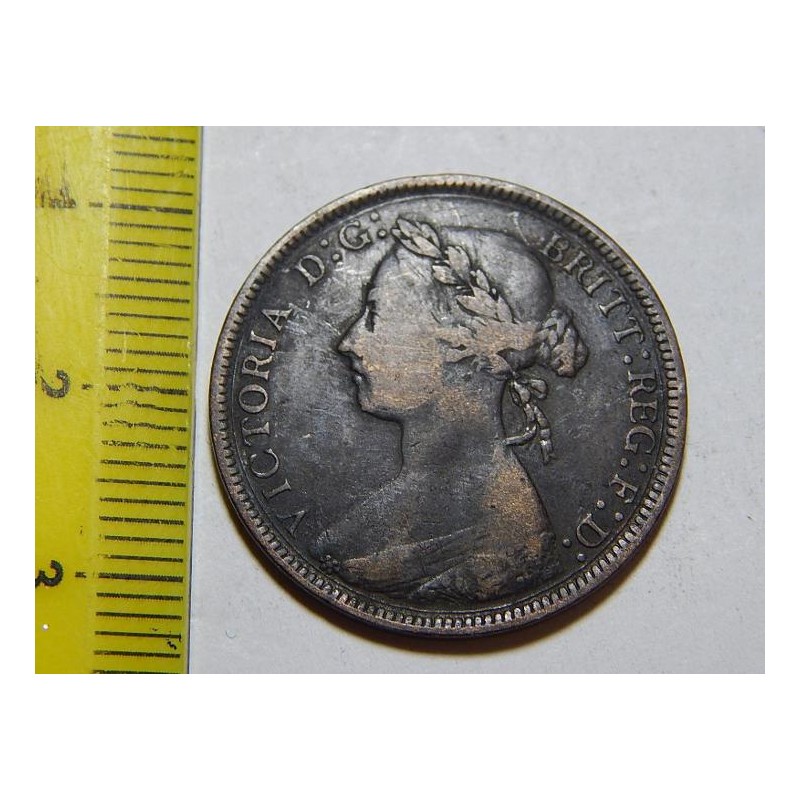 Anglie ½ Penny 1886 VF č37922 Anglie ½ Penny 1886 VF č37922