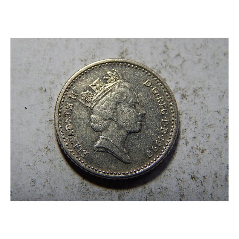 Anglie 5 Pence 1990 XF č38571 Anglie 5 Pence 1990 XF č38571