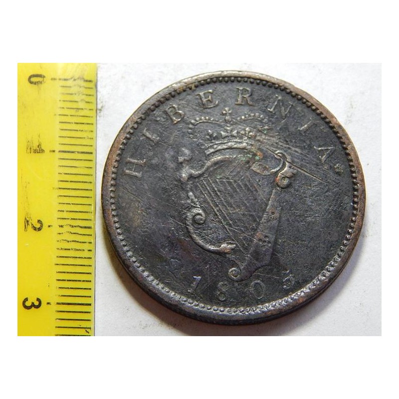 Anglie 1 Penny 1805 VF č39205 Anglie 1 Penny 1805 VF č39205