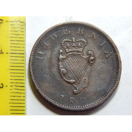Anglie ½ Penny 1805 VF č44039 