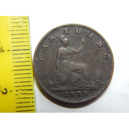Anglie 1 Farthing 1879 XF č44020 