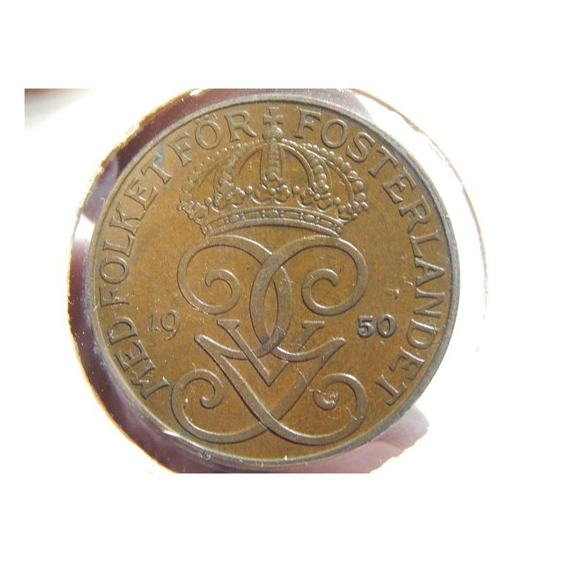 Sweden 5 Öre 1950 bronze UNC č00585 Sweden 5 Öre 1950 bronze UNC č00585