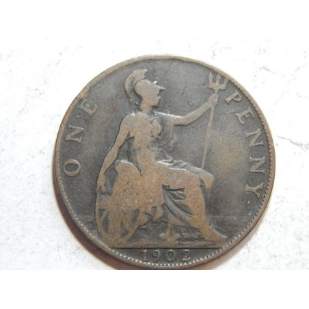 Anglie 1 Penny 1902 VF č39540
