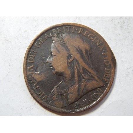 Anglie 1 Penny 1899 F č39586