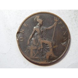 Anglie 1 Penny 1899 F č39586
