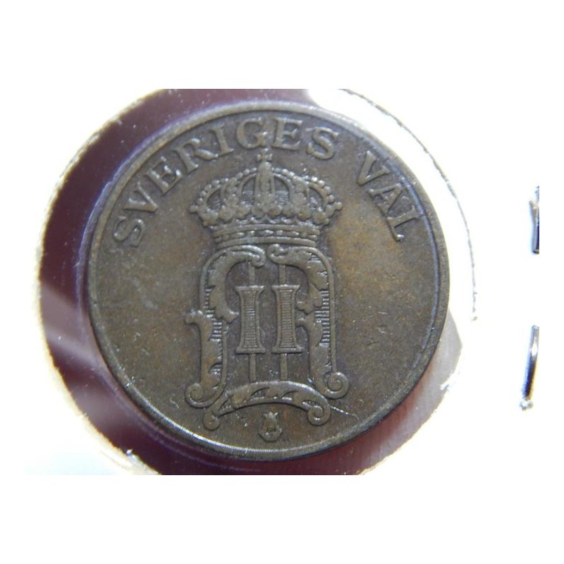 Sweden 2 Öre 1906 RR XF č00640 Sweden 2 Öre 1906 RR XF č00640
