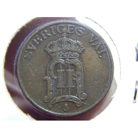 Sweden 2 Öre 1906 RR XF č00640