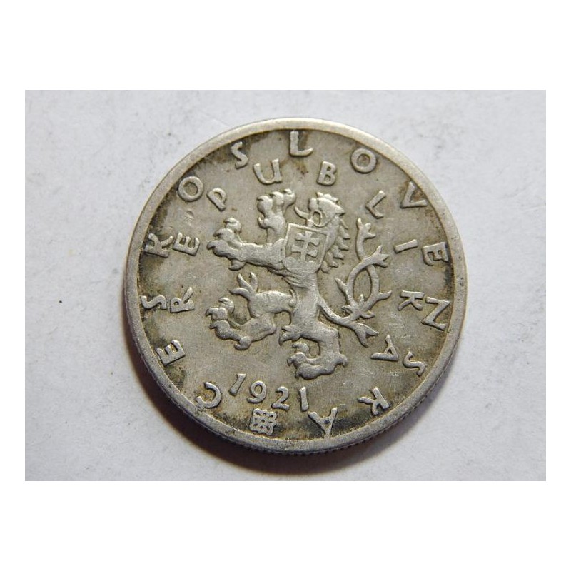 Československo 50 Haléřů 1921 XF č37029 Československo 50 Haléřů 1921 XF č37029