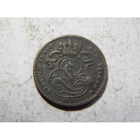 Belgie F. legenda 1 Centim 1882 VF č38511