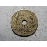Belgie F. legenda 5 Centimes 1905 VF-XF č38530