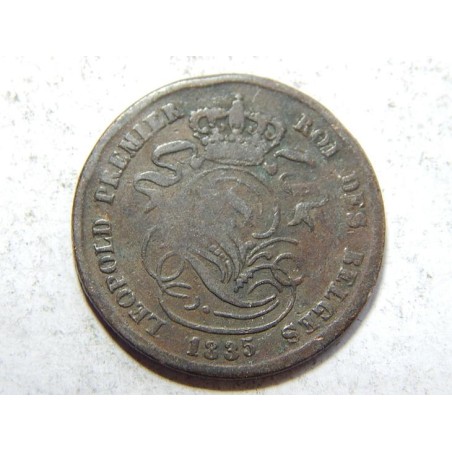 Belgie F. legenda 2 Centimes 1835 VF č38434