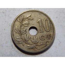 Belgie F. legenda 10 Centimes 1905 XF č38425