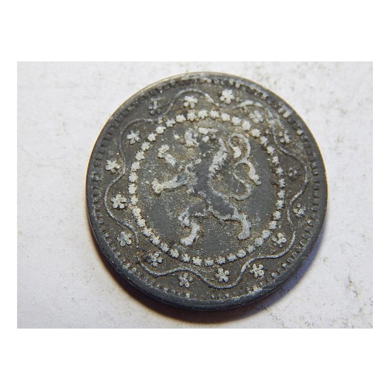 Belgie F. legenda 10 Centimes .1916. Zn VF č38395 Belgie F. legenda 10 Centimes .1916. Zn VF č38395