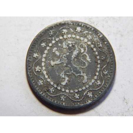 Belgie F. legenda 10 Centimes .1916. Zn VF č38395