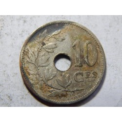 Belgie F. legenda 10 Centimes 1902 VF č38489