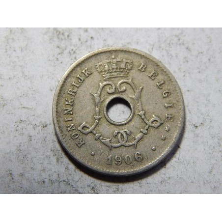 Belgie N. legenda 5 Centimes 1906 XF č38528