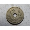 Belgie N. legenda 5 Centimes 1906 XF č38528