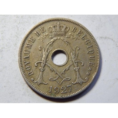 Belgie F. legenda 10 Centimes 1927 XF č39570