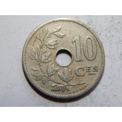 Belgie N. legenda 10 Centimes 1903 VF-XF č38423