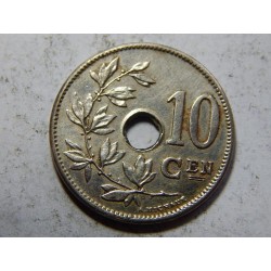 Belgie N. legenda 10 Centimes 1905 XF č38450