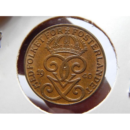 Sweden 2 Öre 1940 UNC č00584