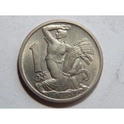 Československo 1 Koruna 1922 UNC č39458  