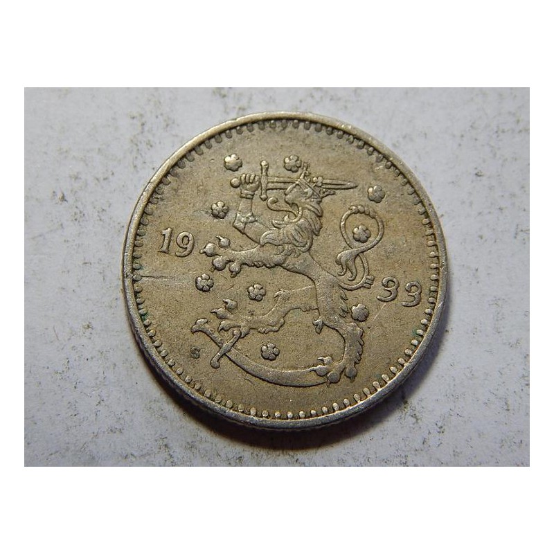 Finsko 1 Markka 1933 S XF č38421 Finsko 1 Markka 1933 S XF č38421