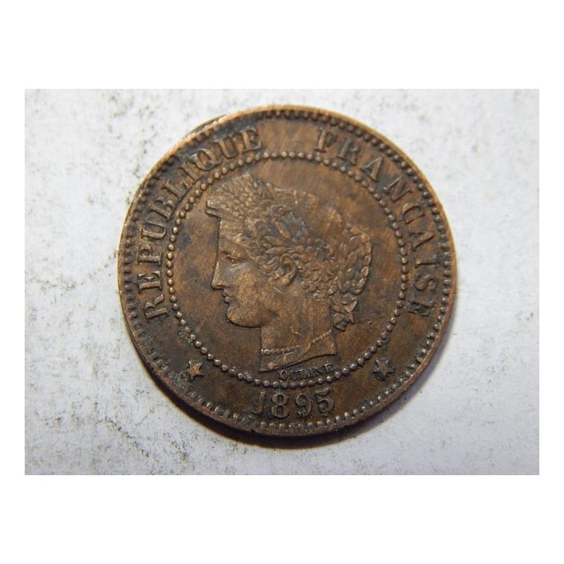 Francie 2 Centimes 1895 A RR XF č38446 Francie 2 Centimes 1895 A RR XF č38446